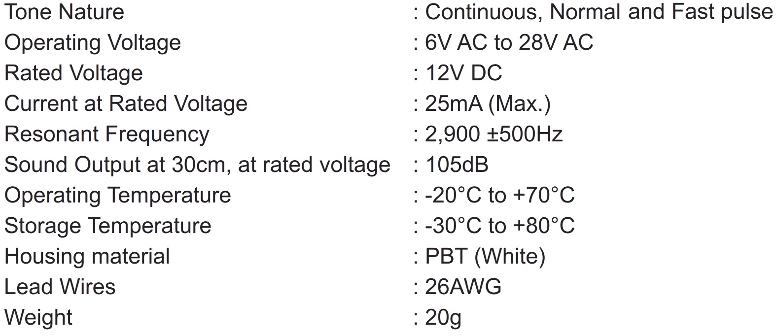 זמזמים MULTITONE לאלקטרוניקה PRO-SIGNAL